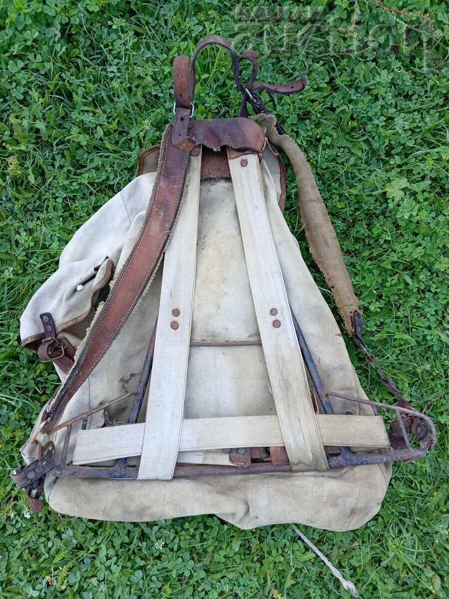 Backpack with steel frame, Wehrmacht WW2 WWII with price 141.00 BGN | € 72.09