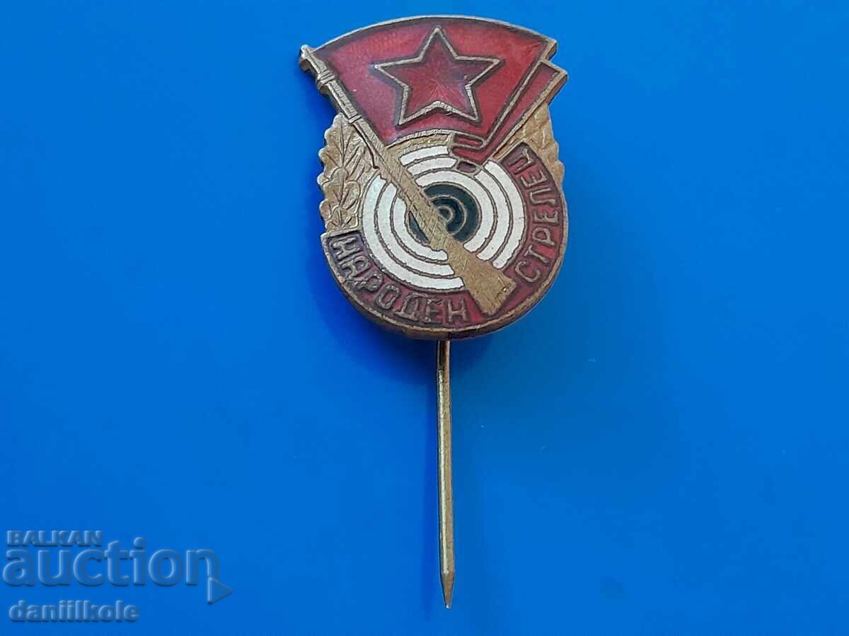 *$*Y*$* SOCIAL BREAST BADGE PEOPLE'S SHOOTER - ENAMEL *$*Y*$* *$*Y*$* SOCIAL BREAST BADGE PEOPLE'S SHOOTER - ENAMEL *$*Y*$*