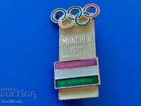 *$*Y*$* INSIGNĂ PIEPT OLIMPIADA MÜNCHEN 1972 - EMAIL *$*Y*$*