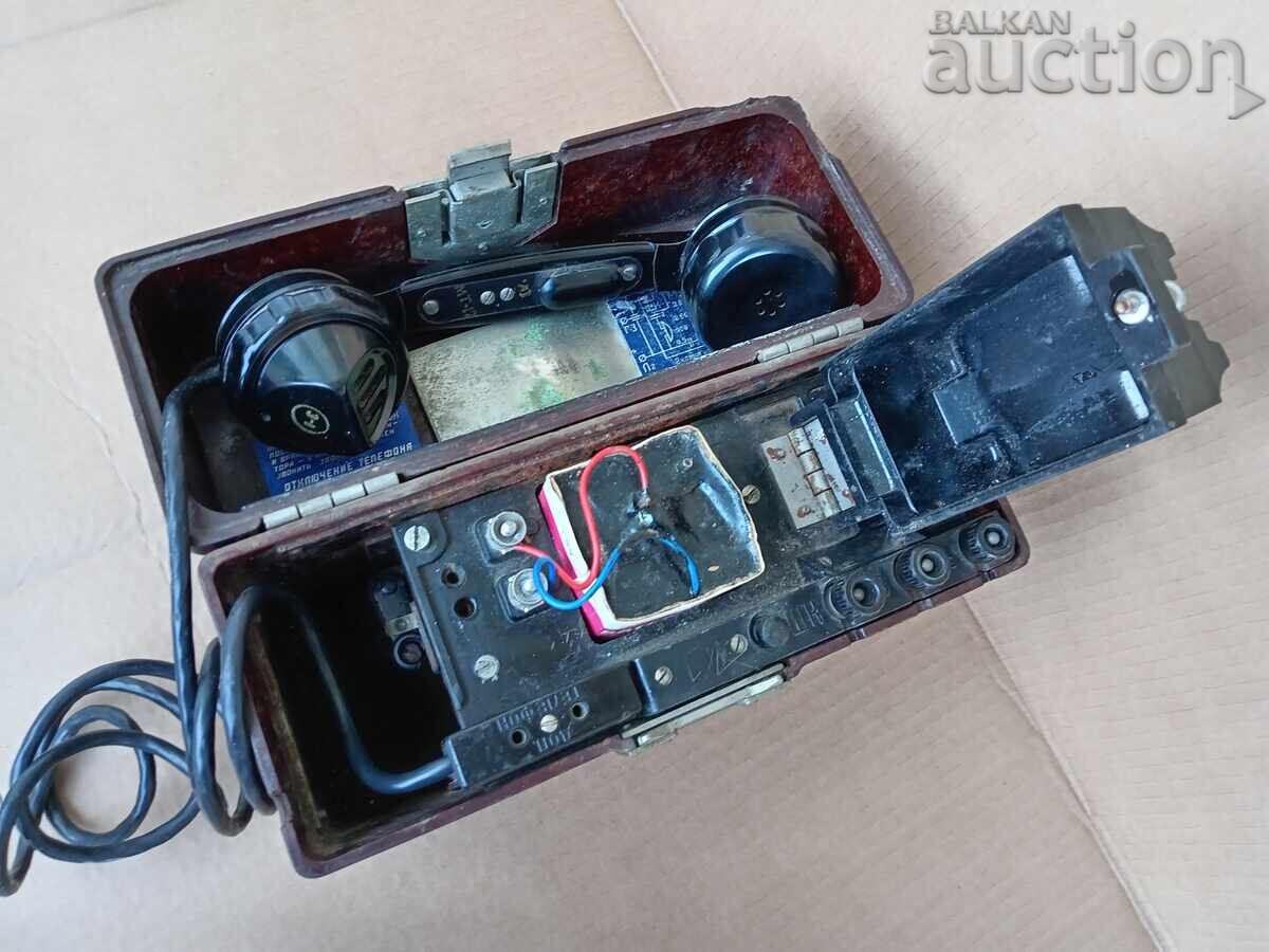 Military field telephone model TAI 43, manufactured in 1962 - 7