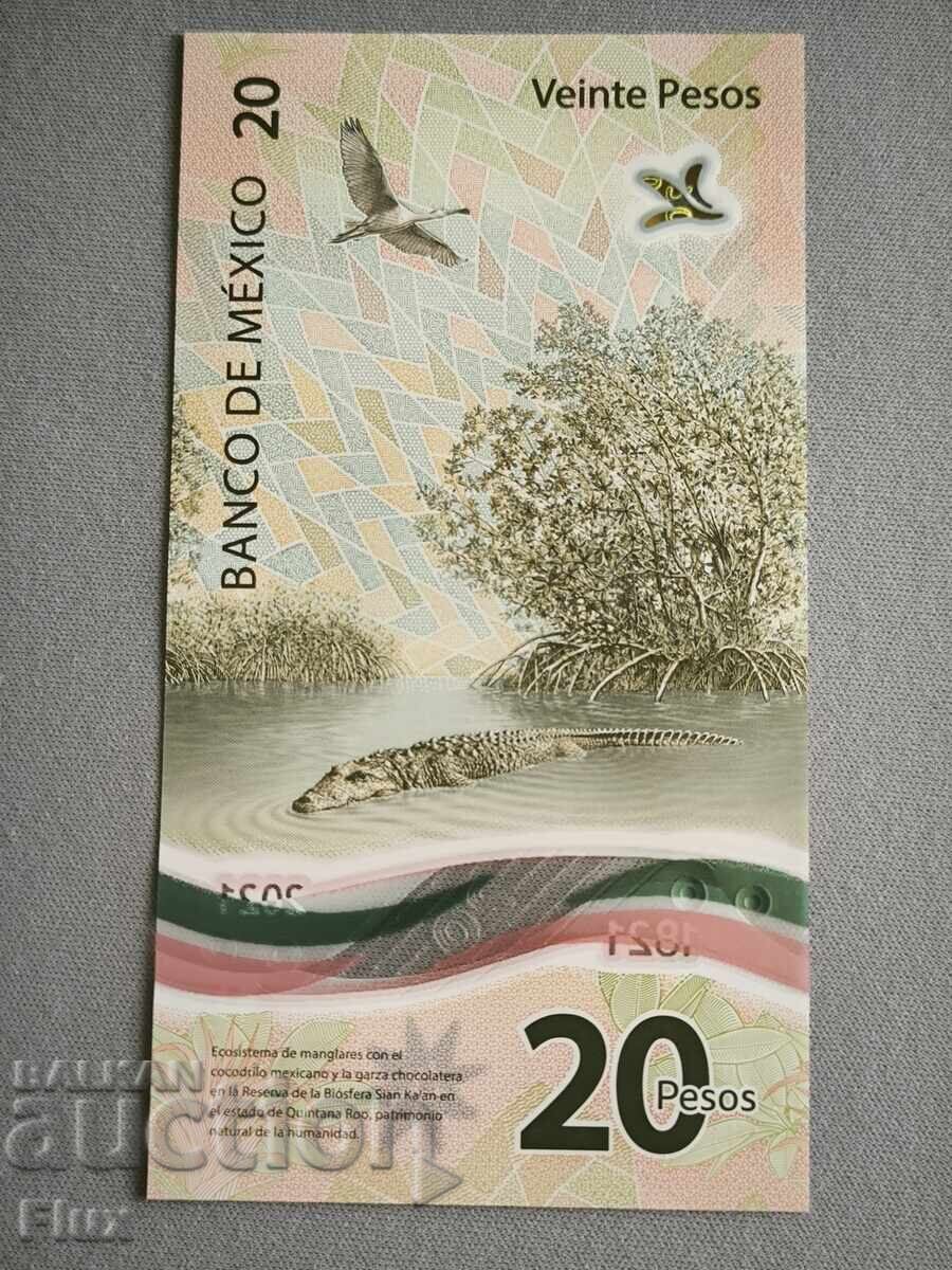Auction Banknote - Mexico - 20 pesos UNC | 2021 Auction Banknote - Mexico - 20 pesos UNC | 2021