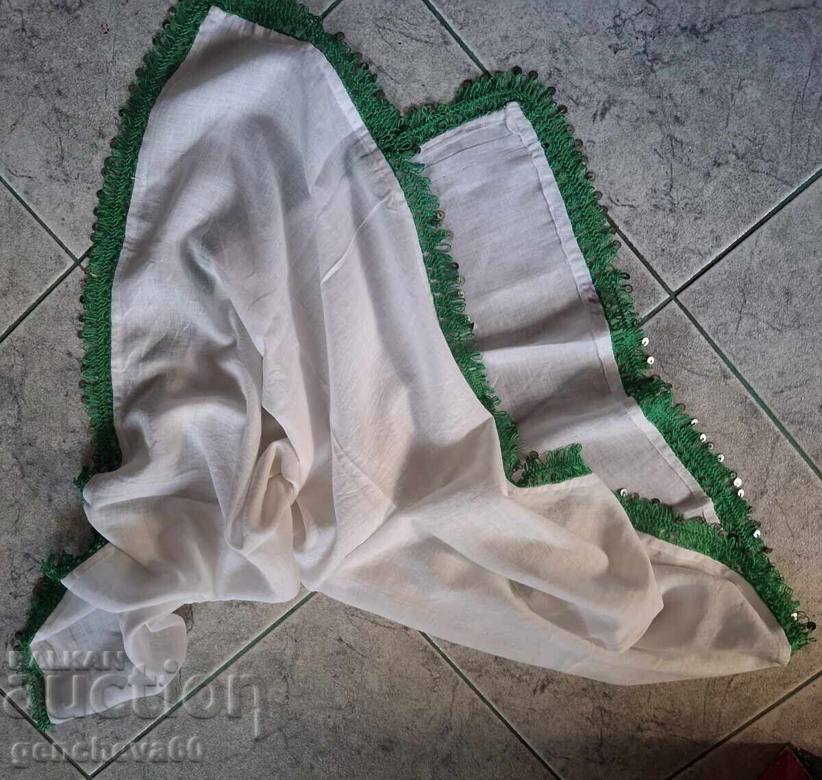 Αυθεντική μαντήλα για φορεσιά με παγιέτες με τιμή 70.00 BGN | € 35.79