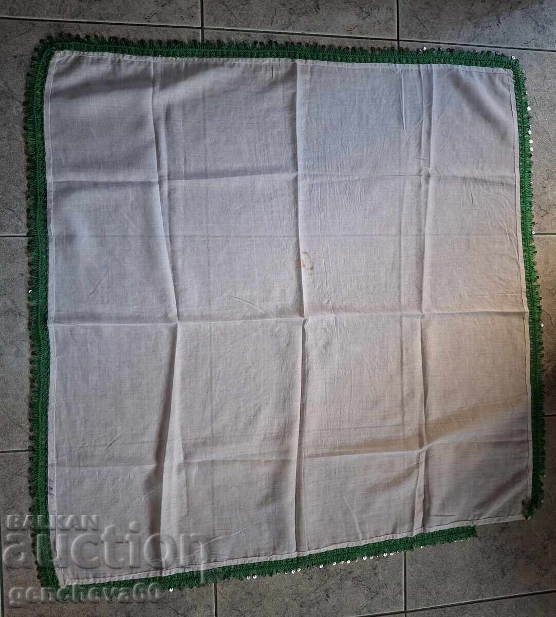 Παράδοση Αυθεντική μαντήλα για φορεσιά με παγιέτες