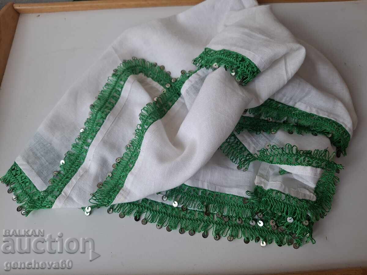 Αυθεντική μαντήλα για φορεσιά με παγιέτες - 5