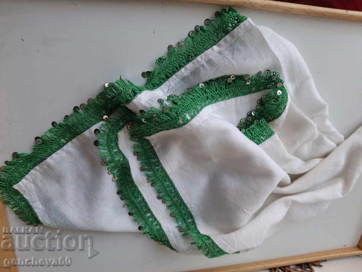 Batic autentic pentru costum popular cu paiete - 6