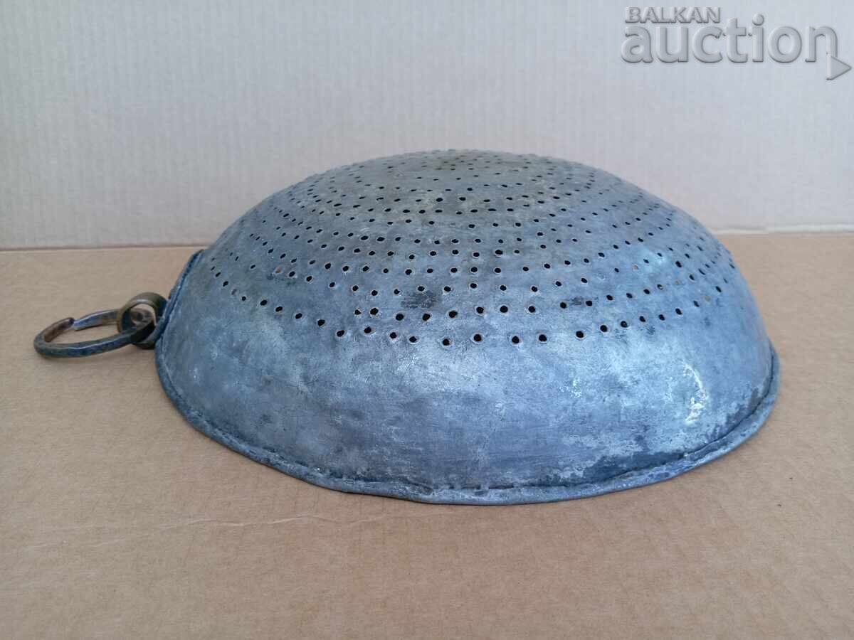 Δημοπρασία Αντικέ χάλκινο τρυπητό, χάλκινο δοχείο, χάλκινο σουρωτήρι