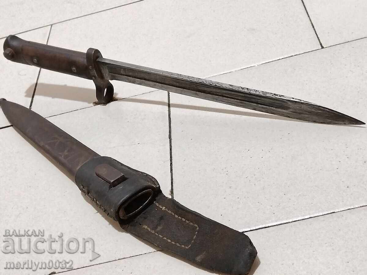 Австрийски щик нож с кания лопус байонет за пушка М-95 - 7