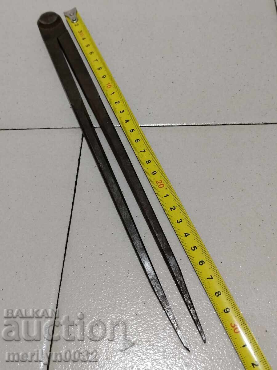 Vechi compas pentru tablă, unealtă - 5 Vechi compas pentru tablă, unealtă - 5