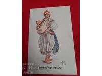 Старинна пощенска картичка, Чехия