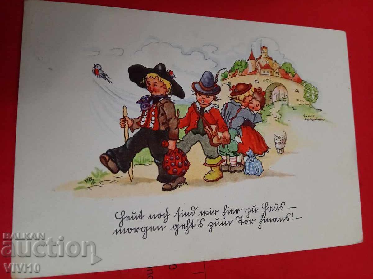 Old postcard, Germany