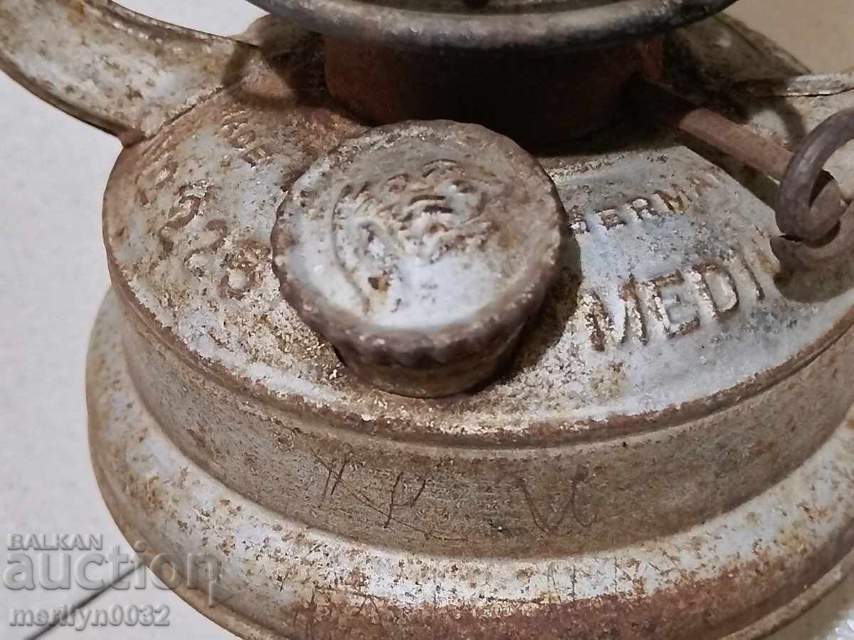 Δημοπρασία Παλιό γερμανικό φανάρι λάμπα προβολέας φωτιστικό