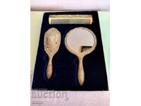 Set de lux argintat pentru damă