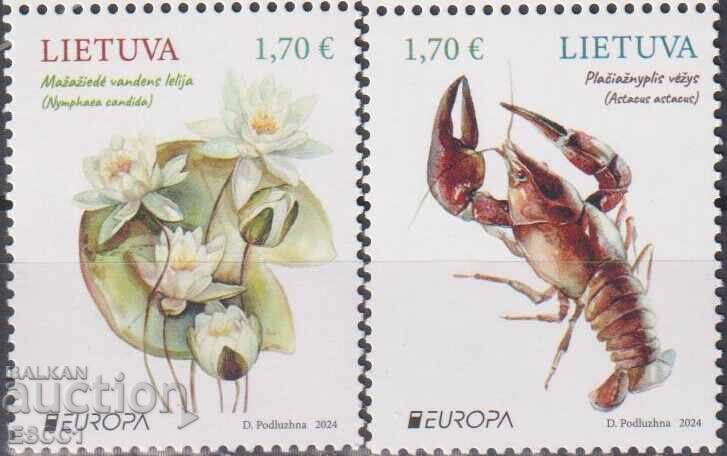 Чисти марки  Европа СЕПТ  2024  от Литва