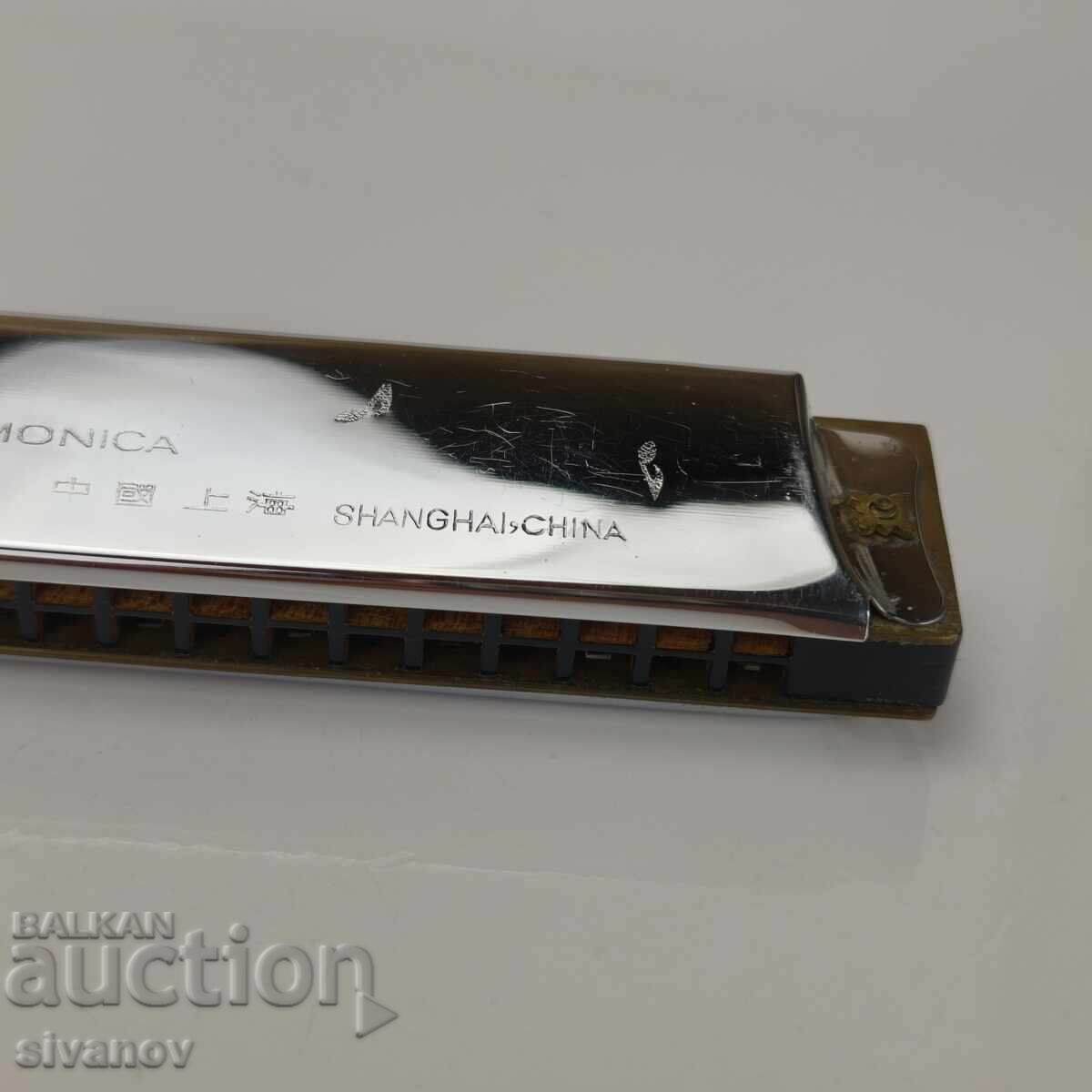 Παράδοση Παλιό ακορντεόν Hero 48 τρύπες ξύλινο πλαίσιο Κίνα #5991