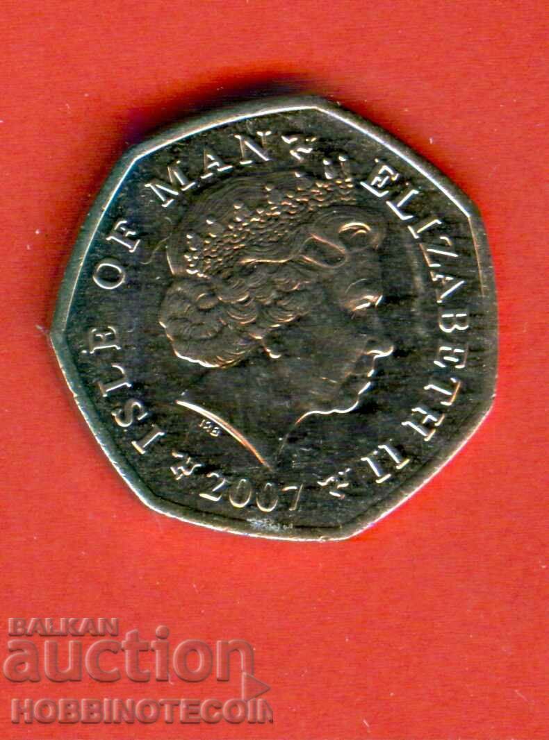 ISLE OF MAN ISLE OF MAN 50 Penny issue 2007 NEW UNC with price 3.49 BGN | € 1.78