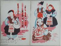 Author's card 2 pcs. by Vadim Lazarkevich