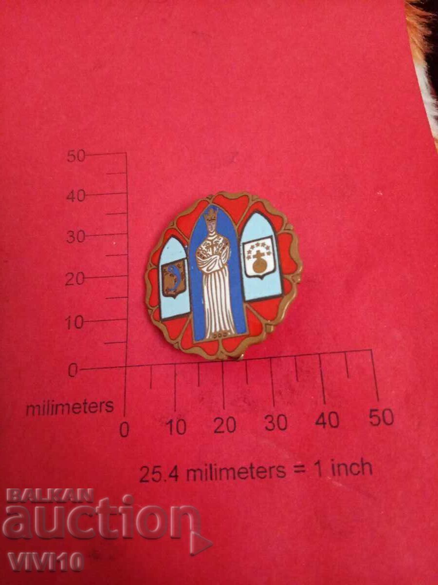 Αντίκα καρφίτσα σμάλτου Αντίκα καρφίτσα σμάλτου