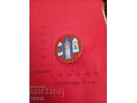 Старинна брошка емаил