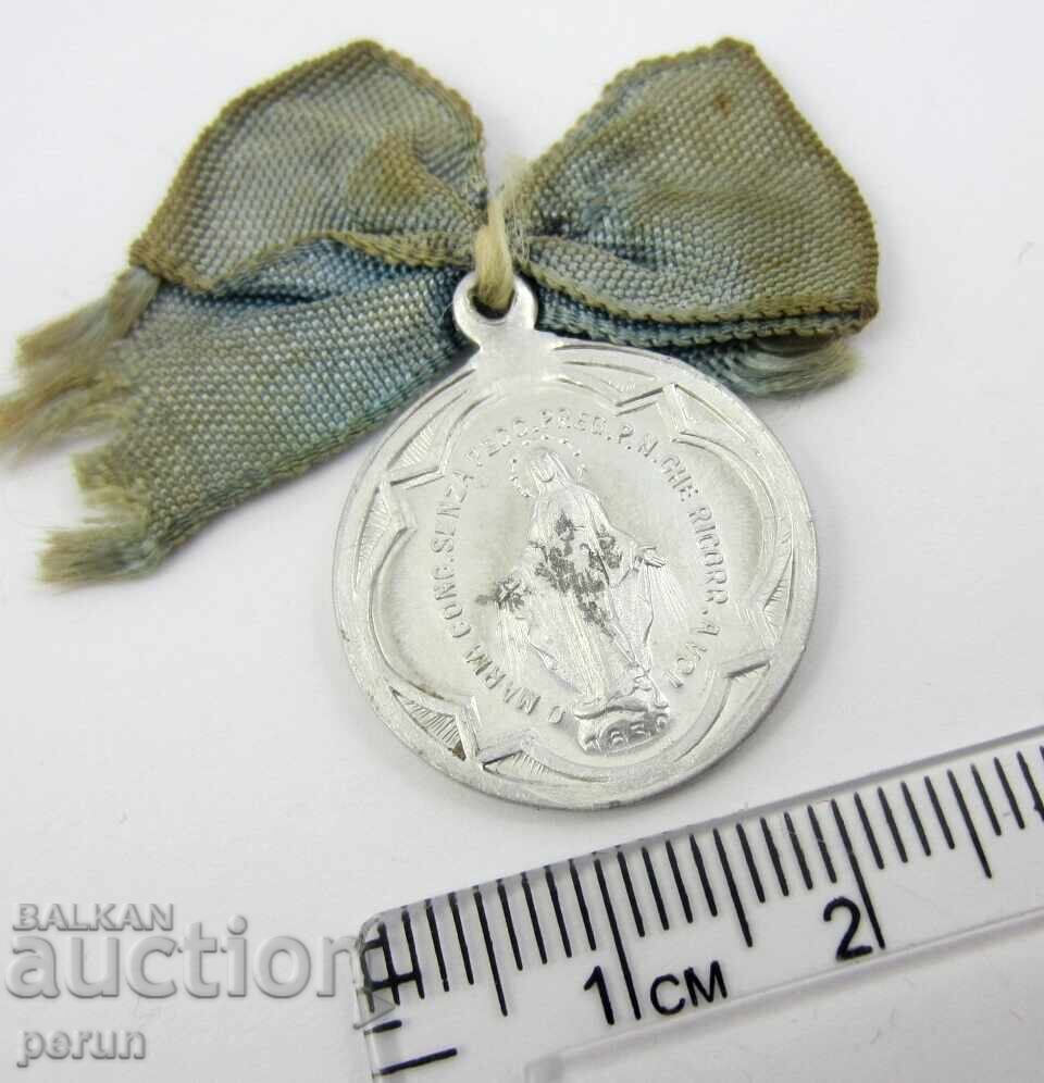 Доставка на Винтидж-Дева Мария и Иисус Христос-Чудотворен медальон-Медал Доставка на Винтидж-Дева Мария и Иисус Христос-Чудотворен медальон-Медал