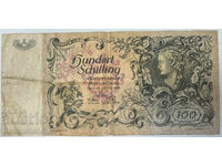 Austria 100 Șilingi 1949 Pick 131 Ref 1145