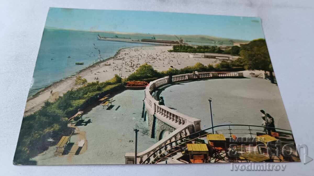 Postcard Burgas View 1961
