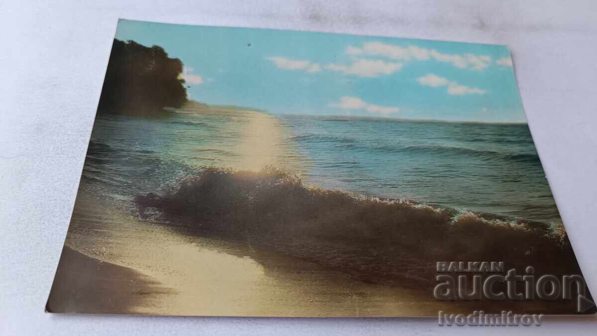 Ταχυδρομική κάρτα Βάρνα Ανατολή ηλίου 1960