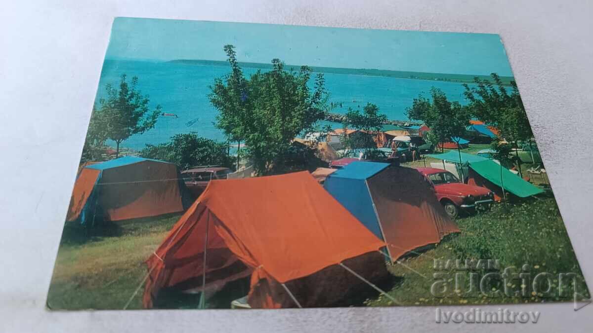 Ταχυδρομική κάρτα Πομόριε Κάμπινγκ Ευρώπη 1977