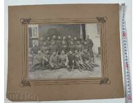 ОФИЦЕР ОФИЦЕРИ САБЯ ОРДЕН ГОЛЯМА ВОЕННА СНИМКА КАРТОН