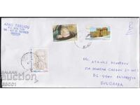 Plic călătorit cu timbre Cetatea Rodos 2006 Pește 2012 din Grecia