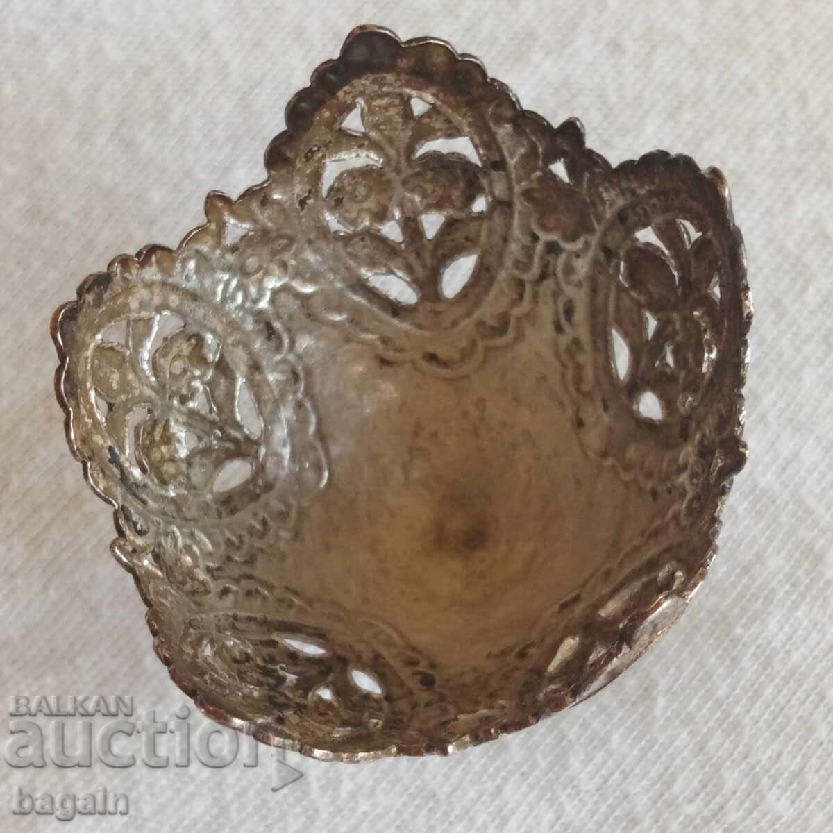 Silver Revival-era zarf with price 80.00 BGN | € 40.90