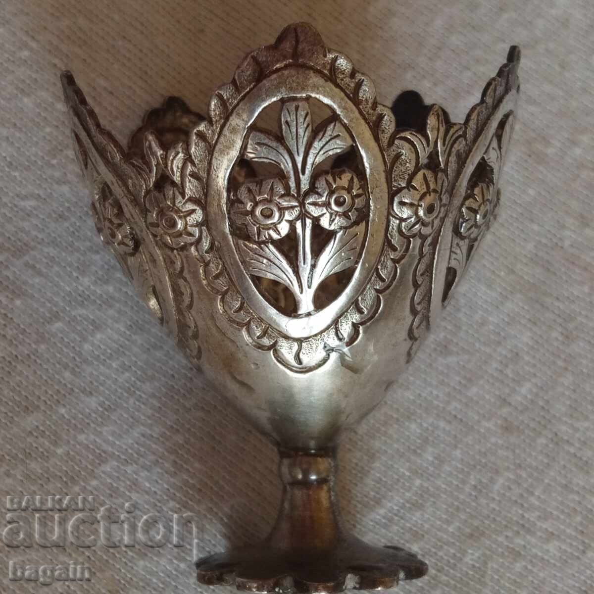 Auction  Silver Revival-era zarf