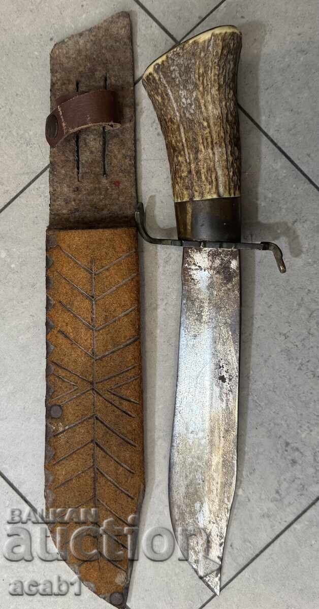 Μεγάλο Κυνηγετικό Μαχαίρι Κέρατο Λαβή με τιμή 199.99 BGN | € 102.25