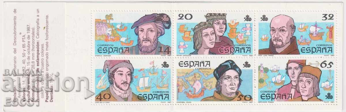 Καθαρές γραμματόσημες σε άλμπουμ Ναυτικοί 1987 από Ισπανία