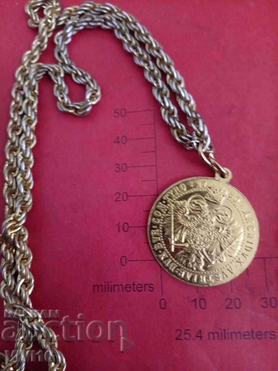Antique necklace, Maria Theresa, Gold plated with price € 15.00 | 29.34 BGN
