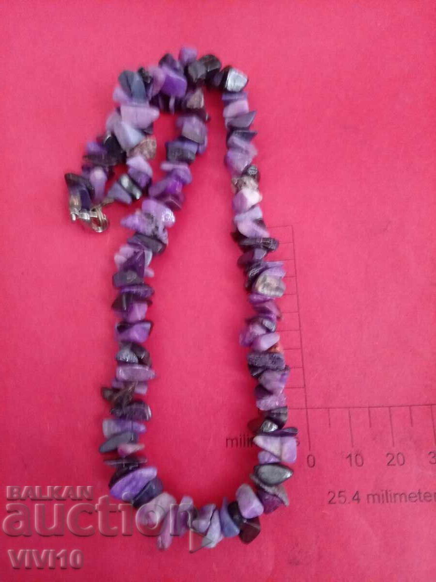 Antique amethyst necklace