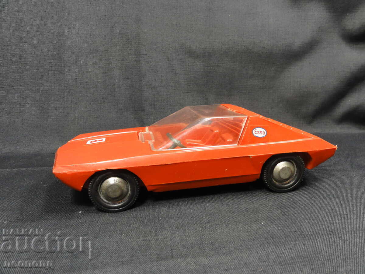 OLD RETRO SOCIALIST POLISH PLASTIC TOY SPORTS CAR with price 30.00 BGN | € 15.34
