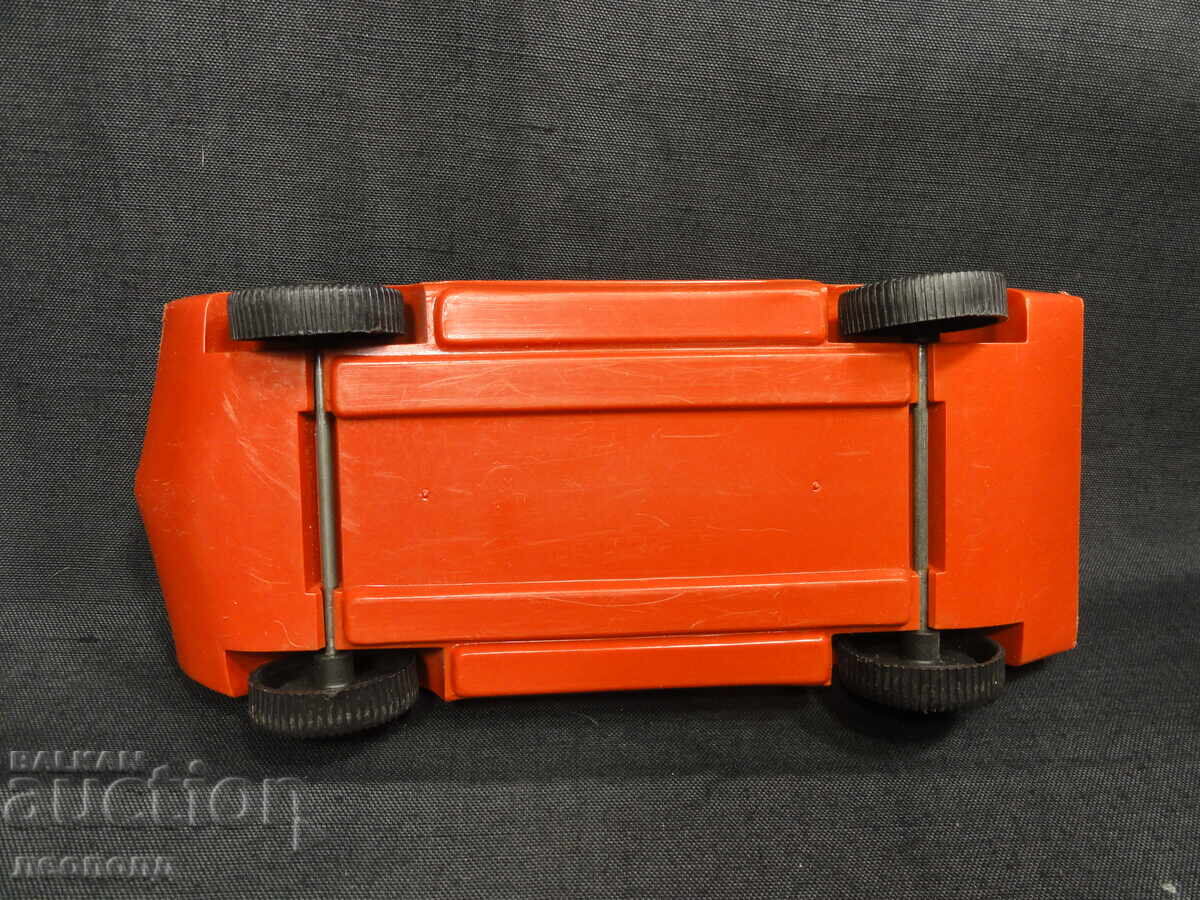 OLD RETRO SOCIALIST POLISH PLASTIC TOY SPORTS CAR - 6