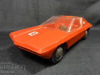 OLD RETRO SOCIALIST POLISH PLASTIC TOY SPORTS CAR