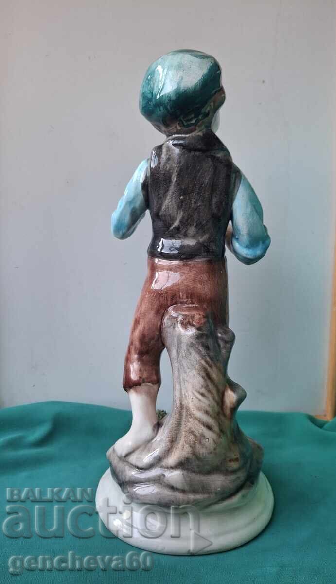 Μεγάλη παλιά πορσελάνινη φιγούρα Καποντιμόντε σήμανση - 5