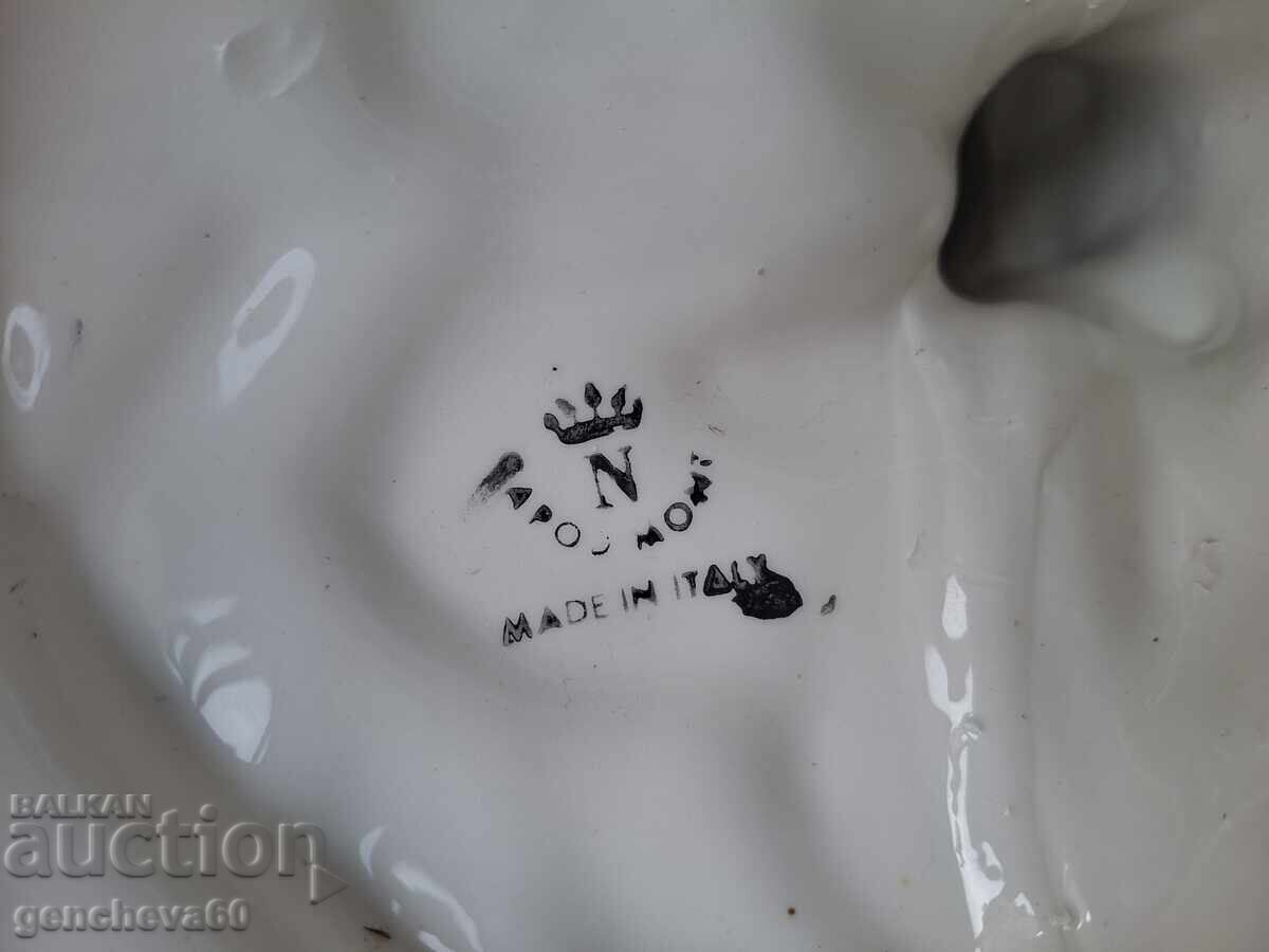 Μεγάλη παλιά πορσελάνινη φιγούρα Καποντιμόντε σήμανση - 7