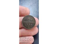 3 πφένιγκ 1855