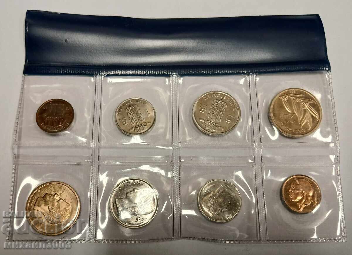 БАНКОВ СЕТ МОНЕТИ БЕЛГИЯ 1980 с цена 19.99 лв. | € 10.22