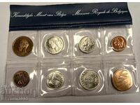 БАНКОВ СЕТ МОНЕТИ БЕЛГИЯ 1980