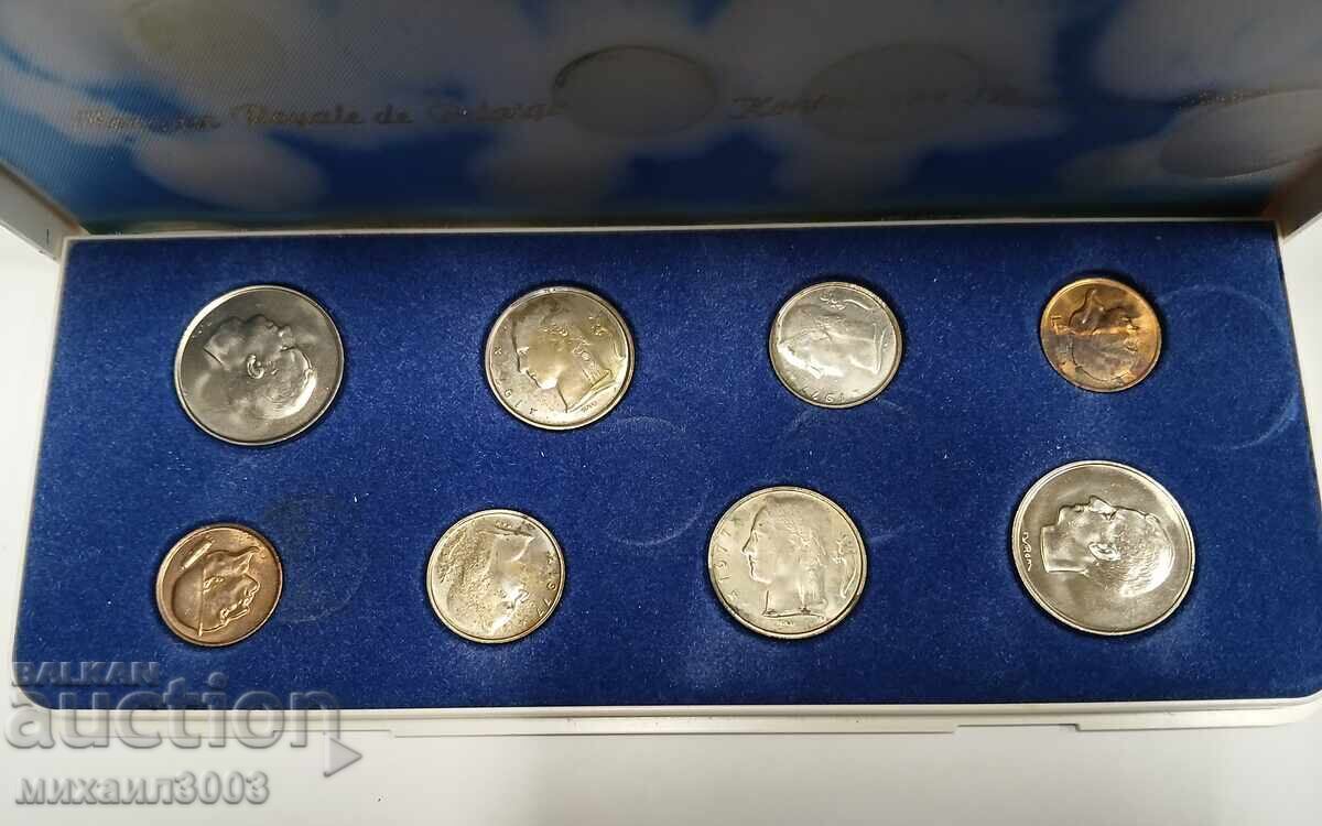 БАНКОВ СЕТ МОНЕТИ БЕЛГИЯ 1977 с цена 19.99 лв. | € 10.22