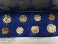 БАНКОВ СЕТ МОНЕТИ БЕЛГИЯ 1977
