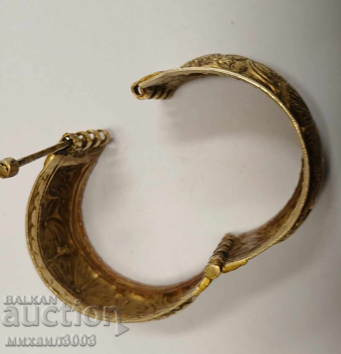 БЪЛГАРСКА ВЪЗРОЖДЕНСКА ГРИВНА САЧАН С ПОЗЛАТА - 7