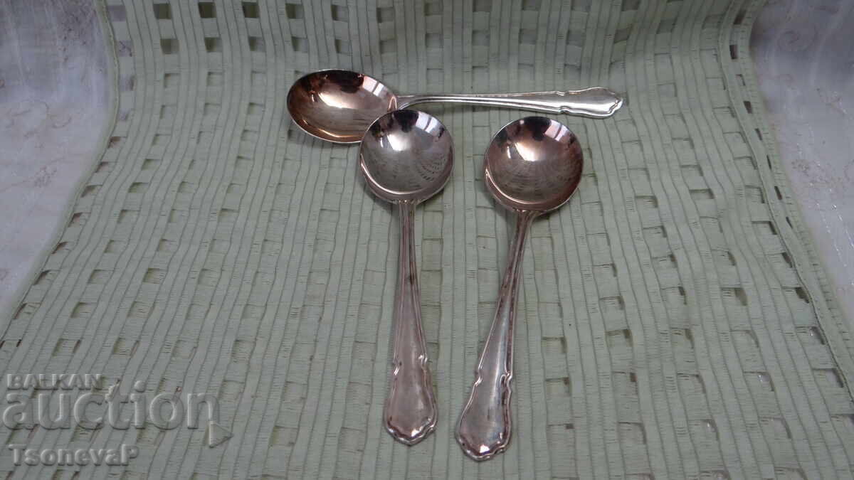 Large English Silver-Plated Spoons with price 18.00 BGN | € 9.20 Large English Silver-Plated Spoons with price 18.00 BGN | € 9.20