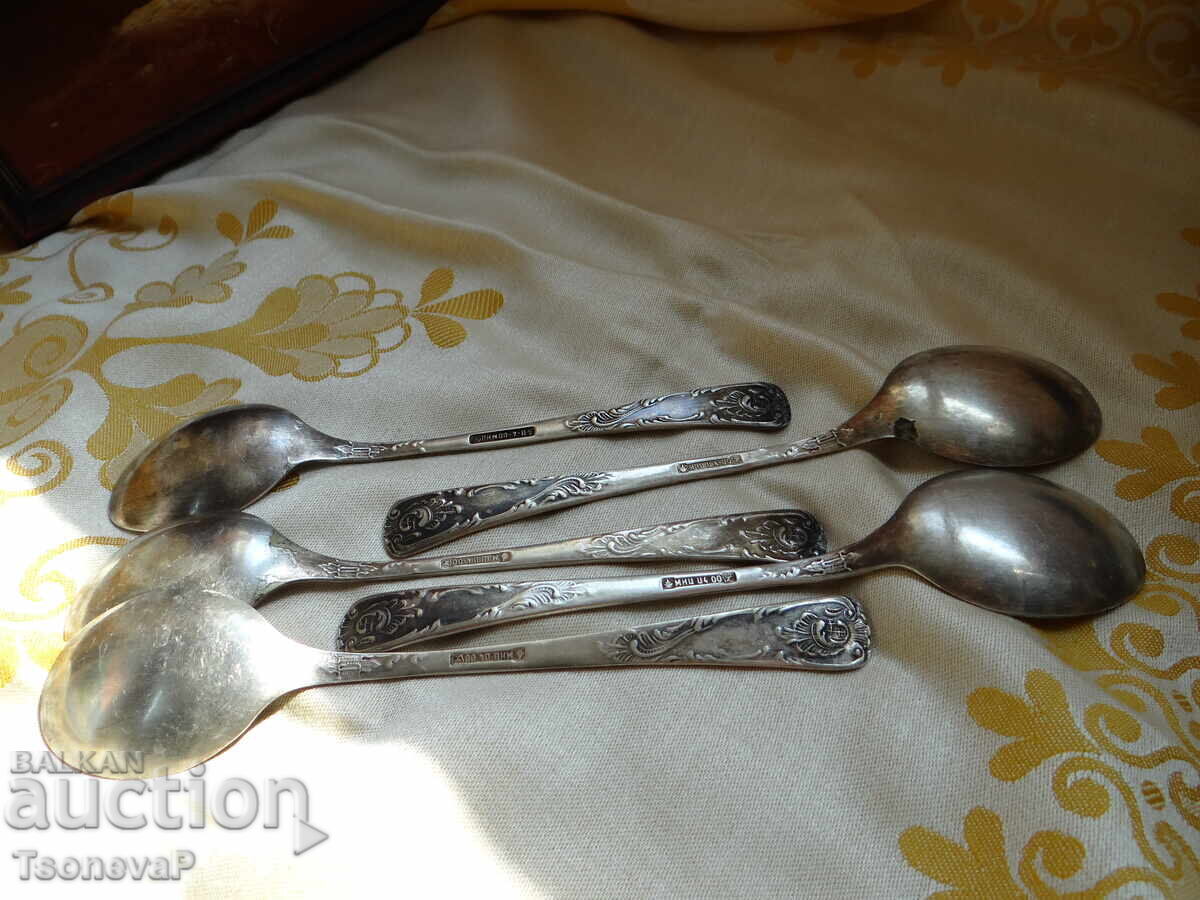 Russian Large Spoons MNC - 5 Russian Large Spoons MNC - 5