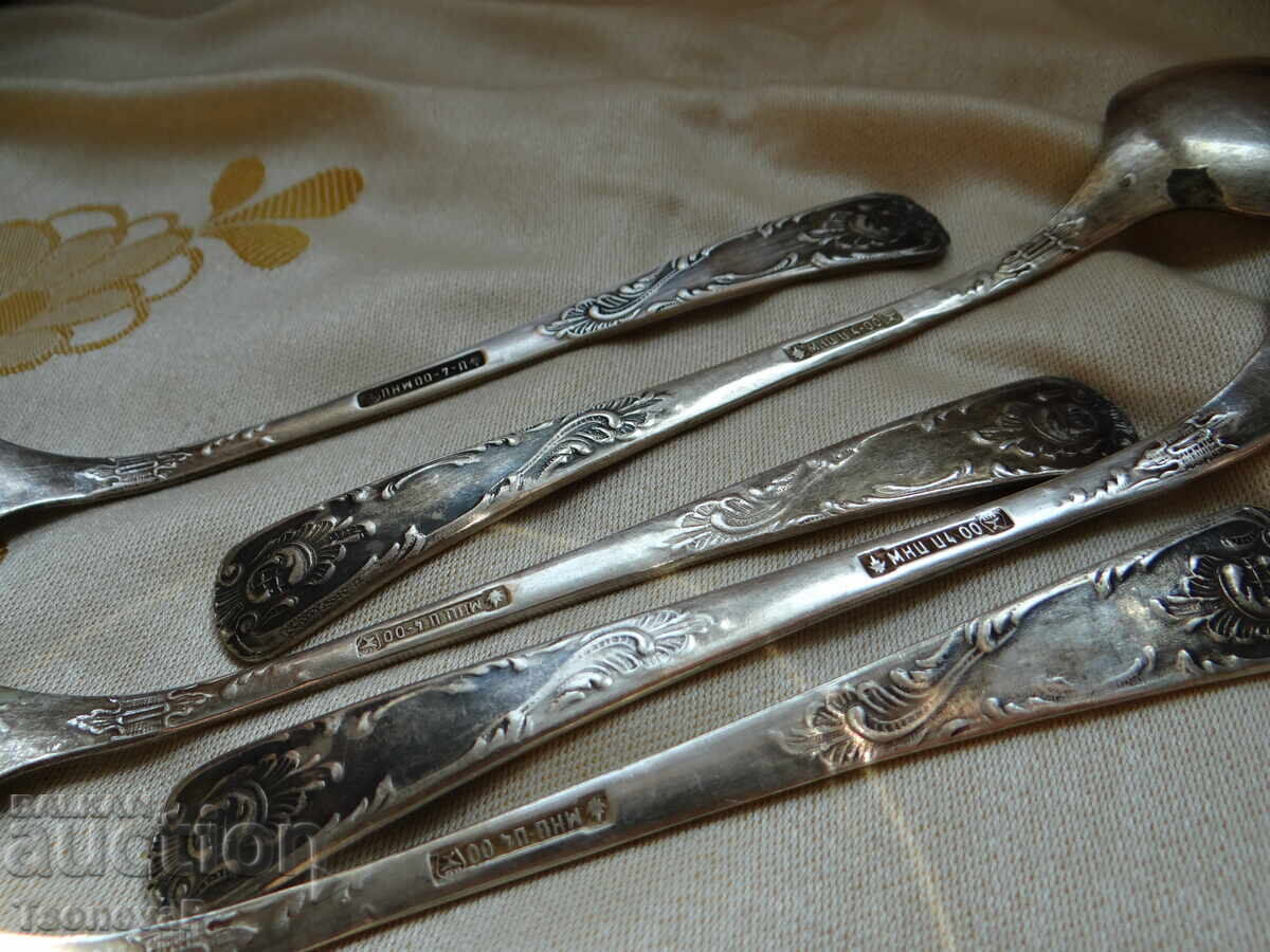 Russian Large Spoons MNC - 6 Russian Large Spoons MNC - 6