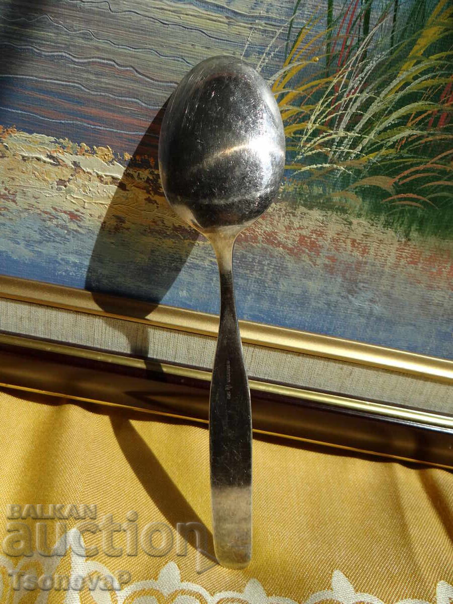 Auction Deeply silver-plated large spoons, 6 pieces Auction Deeply silver-plated large spoons, 6 pieces